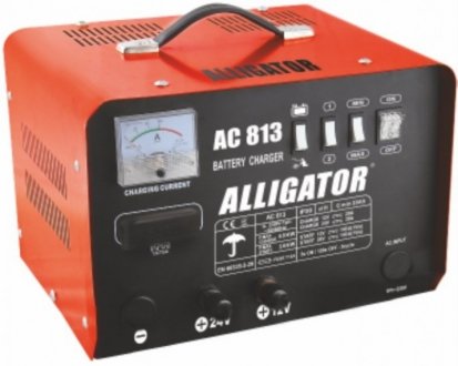 Пуско-зарядний пристрій ALLIGATOR для свинцево-кислотних АКБ, 12/24В. Заряд - 45A. Пуск - 140A, для 3R AC813