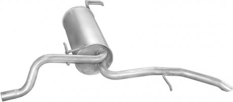 Задній глушник вихлопу FIAT SIENA 1.4/1.6 04.96-12.09 4MAX 0219-01-07169P (фото 1)