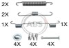 Фото автозапчасти комплектуючі колодок дискового гальма A.B.S. 0012Q (фото 1)