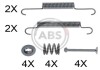 Фото автозапчасти монтажний к-кт гальмівних колодок A.B.S. A.B.S. 0020Q (фото 1)