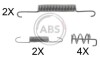 Фото автозапчастини комплектующие, стояночная тормозная система A.B.S. 0832Q (фото 1)