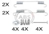 Фото автозапчасти комплектующие, стояночная тормозная система A.B.S. 0897Q (фото 1)