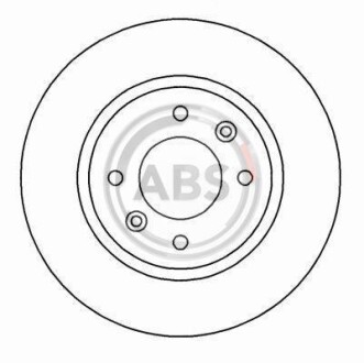 Фото автозапчастини гальмівний диск A.B.S. 15114