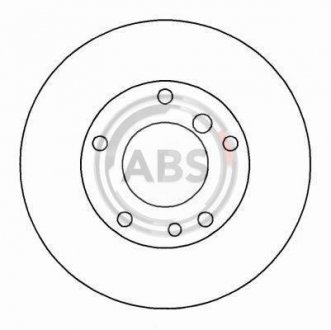 Тормозной диск A.B.S. 15867