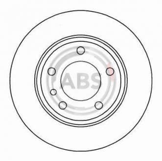 Гальмівний диск A.B.S. 15873 (фото 1)
