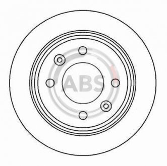 Гальмівний диск A.B.S. 15890 (фото 1)