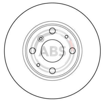 Фото автозапчасти гальмівний диск A.B.S. 16169