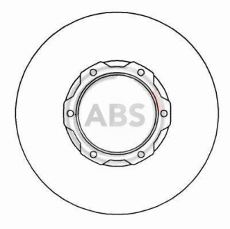 Фото автозапчастини диск гальмівний A.B.S. A.B.S. 16198