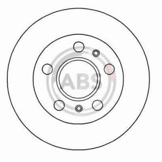 Фото автозапчасти гальмівний диск A.B.S. 16215