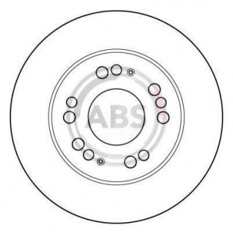 Гальмівний диск A.B.S. 16501 (фото 1)