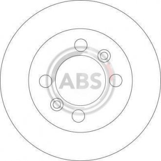Гальмівний диск A.B.S. 16609