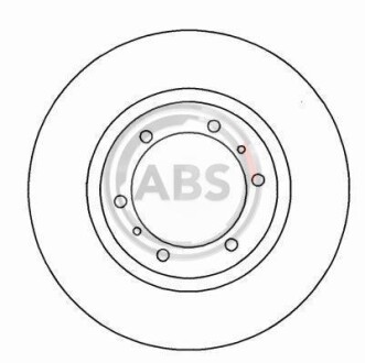 Фото автозапчасти гальмівний диск A.B.S. 16671