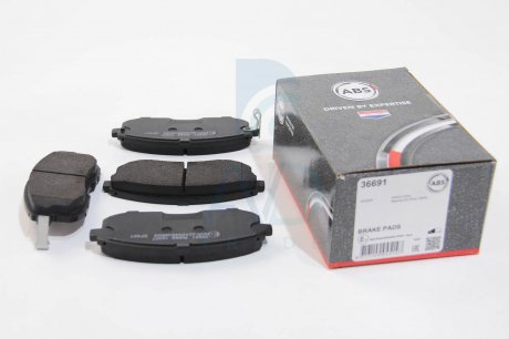 Колодки тормозные дисковые NISSAN MAXIMA/MAXIMA QX 89-00 передн. (ABS) A.B.S. 36691