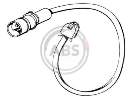 Фото автозапчастини датчик зносу гальмівних колодок A.B.S. 39539