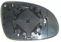 Скло бокового дзеркала з пiдiгрiвом, лiве ABAKUS 4012G03 (фото 1)