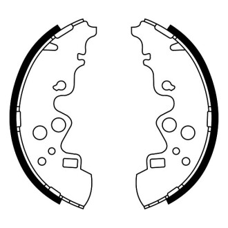 Фото автозапчасти тормозная колодка MAZDA E 2.0/2.2D 05.85-12.03 ABE C03051ABE