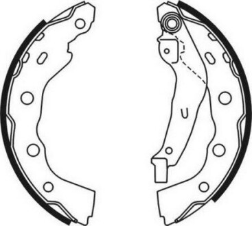 Фото автозапчасти тормозная колодка MITSUBISHI CARISMA, SPACE STAR; SUZUKI GRAND VITARA I; TOYOTA AVENSIS 1.3-2.7 07.95-06.06 ABE C05059ABE