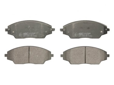 Комплект тормозных колодок передний CHEVROLET AVEO, AVEO / KALOS 1.2-1.6 01.07- ABE C10025ABE (фото 1)