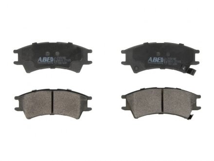 Комплект тормозных колодок передний HYUNDAI ATOS 1.0/1.1 02.98-12.10 ABE C10501ABE (фото 1)