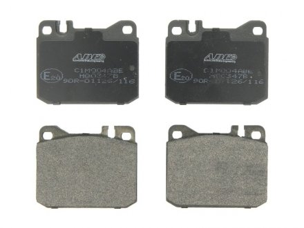 Комплект гальмівних колодок спереду MERCEDES 123 (C123), 123 T-MODEL (S123), 123 (W123), 124 (W124), S (C126), S (W116), S (W126), SL (R107) 2.0-5.5 05.71-08.92 ABE C1M004ABE