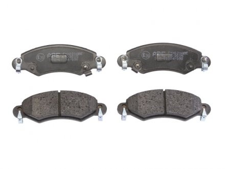 Комплект тормозных колодок передний OPEL AGILA; SUBARU JUSTY III; SUZUKI IGNIS II, WAGON R, WAGON R+ 1.0-1.5 05.00- ABE C1X021ABE (фото 1)