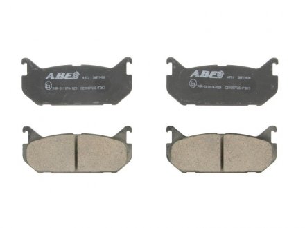 Комплект тормозных колодок задних FORD USA PROBE II; MAZDA 323 S VI, 626 III, 626 IV, MX-6, XEDOS 6 1.6-2.5 11.87-02.01 ABE C23007ABE