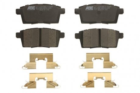 Комплект тормозных колодок задних FORD USA EDGE; LINCOLN MKX; MAZDA CX-7, CX-9 2.2D-3.7 08.06- ABE C23015ABE-P