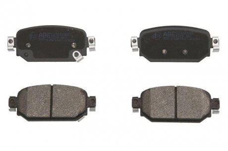 Комплект гальмівних колодок задніх MAZDA 3, CX-3, CX-5 1.5D-2.2D 04.12- ABE C23022ABE (фото 1)