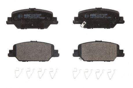 Комплект тормозных колодок задних HONDA CR-V V 1.5-2.4 12.16- ABE C24024ABE (фото 1)
