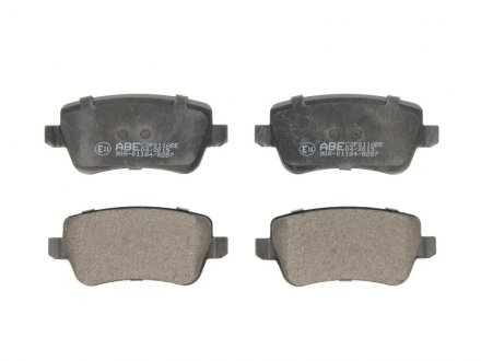 Комплект тормозных колодок задних FIAT CROMA 1.8-2.4D 06.05-12.11 ABE C2F011ABE (фото 1)