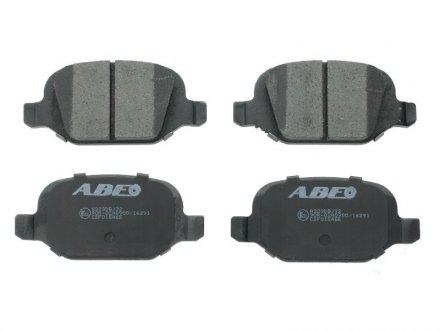 Комплект тормозных колодок задних FIAT PANDA 0.9-1.3D 02.12- ABE C2F015ABE