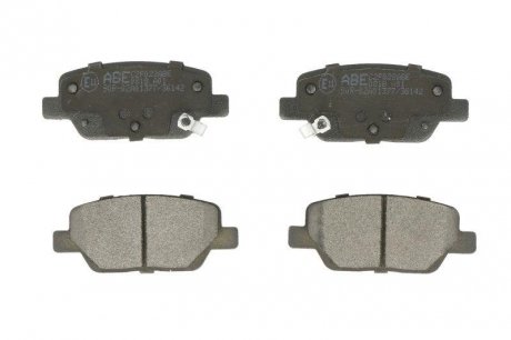 Комплект гальмівних колодок задніх FIAT TIPO 1.3D-1.6D 10.15-10.20 ABE C2F022ABE (фото 1)