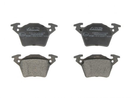 Комплект тормозных колодок задних MERCEDES V (638/2), VITO (W638) 2.0-2.8 02.96-07.03 ABE C2M011ABE (фото 1)