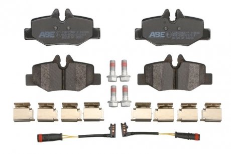 Комплект тормозных колодок задних MERCEDES VIANO (W639), VITO / MIXTO (W639), VITO (W639) 2.0D-Electric 09.03- ABE C2M025ABE-P