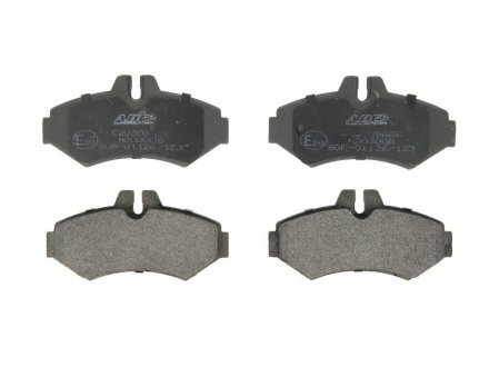 Комплект тормозных колодок задних MERCEDES G (W461), G (W463), SPRINTER 2-T (B901, B902), SPRINTER 3-T (B903), SPRINTER 4-T (B904); Volkswagen LT 28-35 II, LT 28-46 II 2.0-Electric 09.89- ABE C2W009ABE (фото 1)