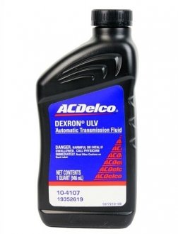 Масло АКПП ATF Dexron ULV ACDelco 104107