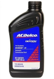 Масло АКПП ATF Dexron VI ACDelco 109243 (фото 1)