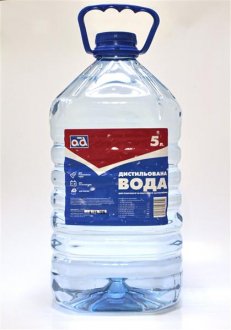 Вода дистиллированная 5л. AD VODA 5L (фото 1)