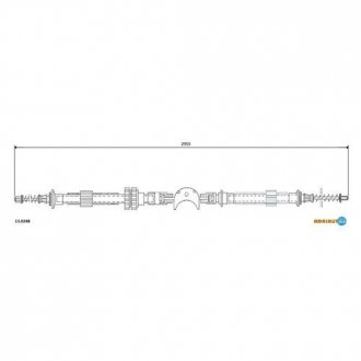 Фото автозапчастини трос ручного гальма ADRIAUTO 13.0248