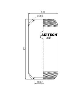 Фото автозапчасти membrana 945N IV.E-Tech,Str.,E-Cargo Tector/T/AT Airtech 0802020197