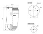 Фото автозапчасти пневмвтическая рессора без стакана Airtech 122022 (фото 1)