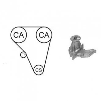 Водяний насос + комплект зубчатого ременя AIRTEX WPK-410401