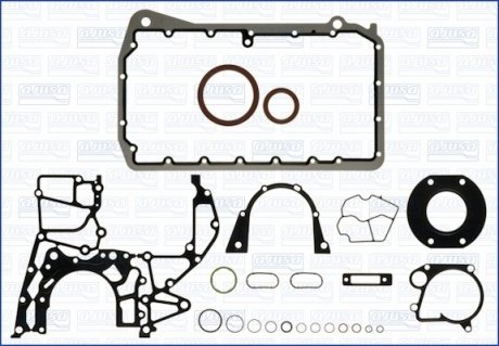 Комплект прокладок двигуна (низ) BMW 3(E46), 5(E39) 2.0D 02.98-09.03 AJUSA 54096000 (фото 1)