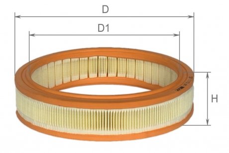 Фото автозапчасти фильтр воздушный Fiat Doblo 1,2L 00-, Punto 1,2L 99-09, Lancia Y 1,2L 96-99 Альфа ALFA AF0111