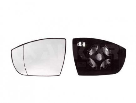 Стекло зеркала (с подогревом) Ford Galaxy 06-15/Kuga 08- (левый) ALKAR 6411134 (фото 1)