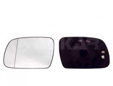 Стекло зеркала (с подогревом) Peugeot 307 1.4-2.0 HDi 00- (левый) ALKAR 6471307