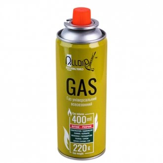 Фото автозапчасти газовий балон всесезонний 450ml/220g Alloid AGB-220