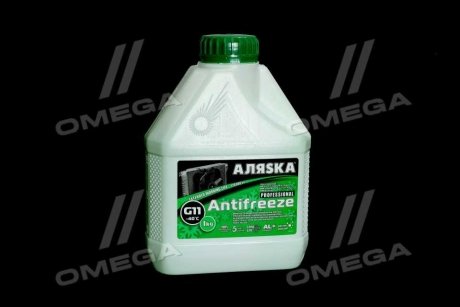 Фото автозапчастини антифриз ANTIFREEZE-40 (зелений) Каністра 1л/0,98кг АЛЯСКА 5063