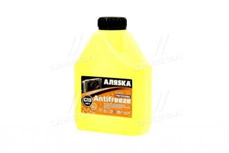 Фото автозапчастини антифриз ANTIFREEZE-40 (жовтий) Каністра 1л/0,98 кг АЛЯСКА 5369