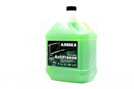 Фото автозапчастини антифриз ANTIFREEZE-40 (зелений) Каністра10л/9,83кг АЛЯСКА 5523